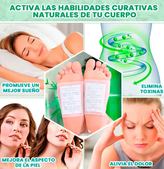 Parches Kinokis - Alivia Dolores y Desintoxica (30 unidades)